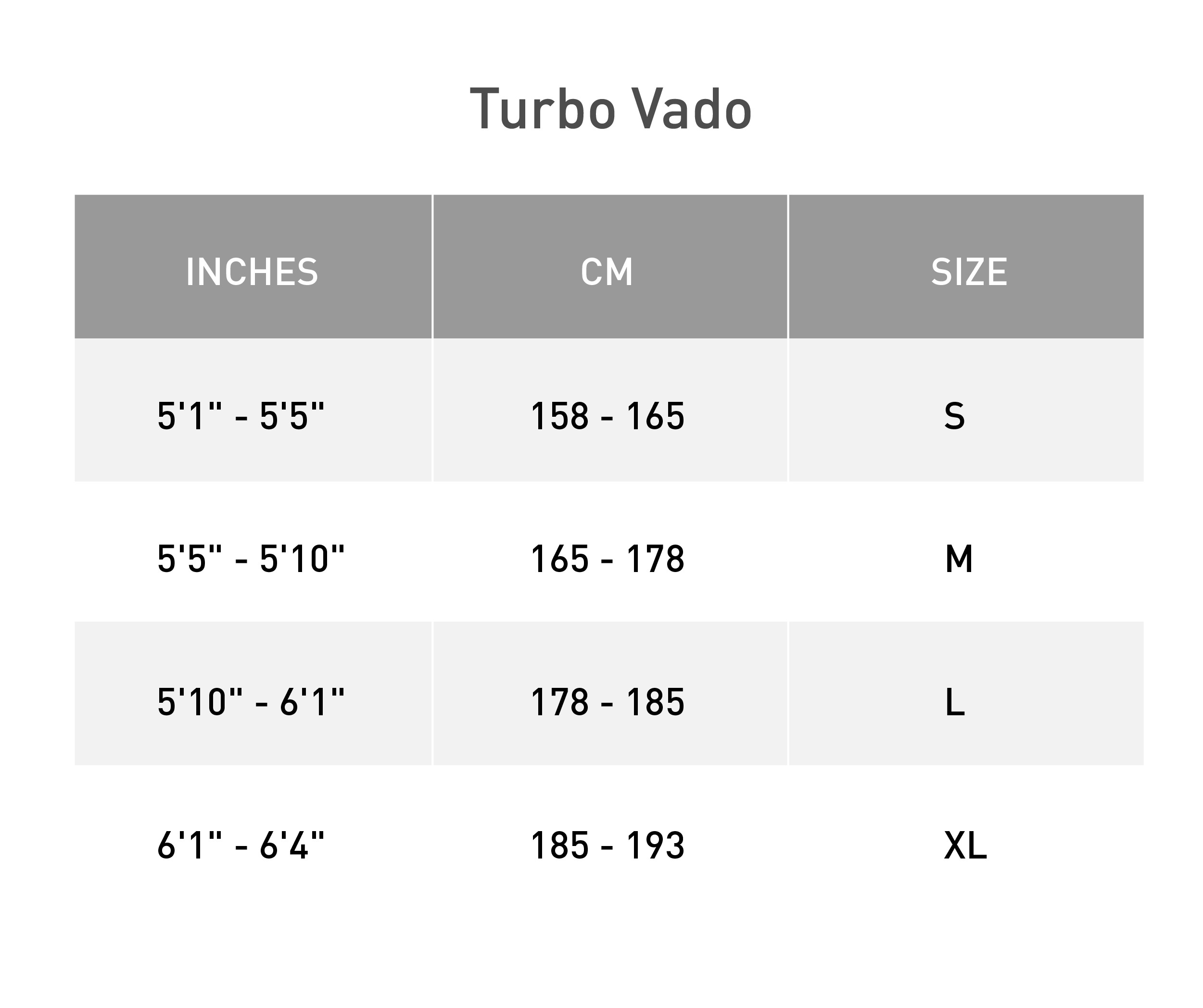 specialized turbo vado size guide