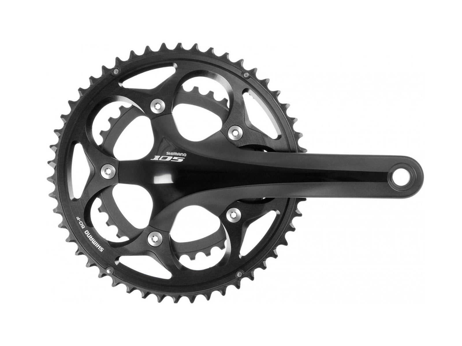 175mm Black Shimano 105 Chainset 105 5750 10 Speed Compact 50 34 teeth