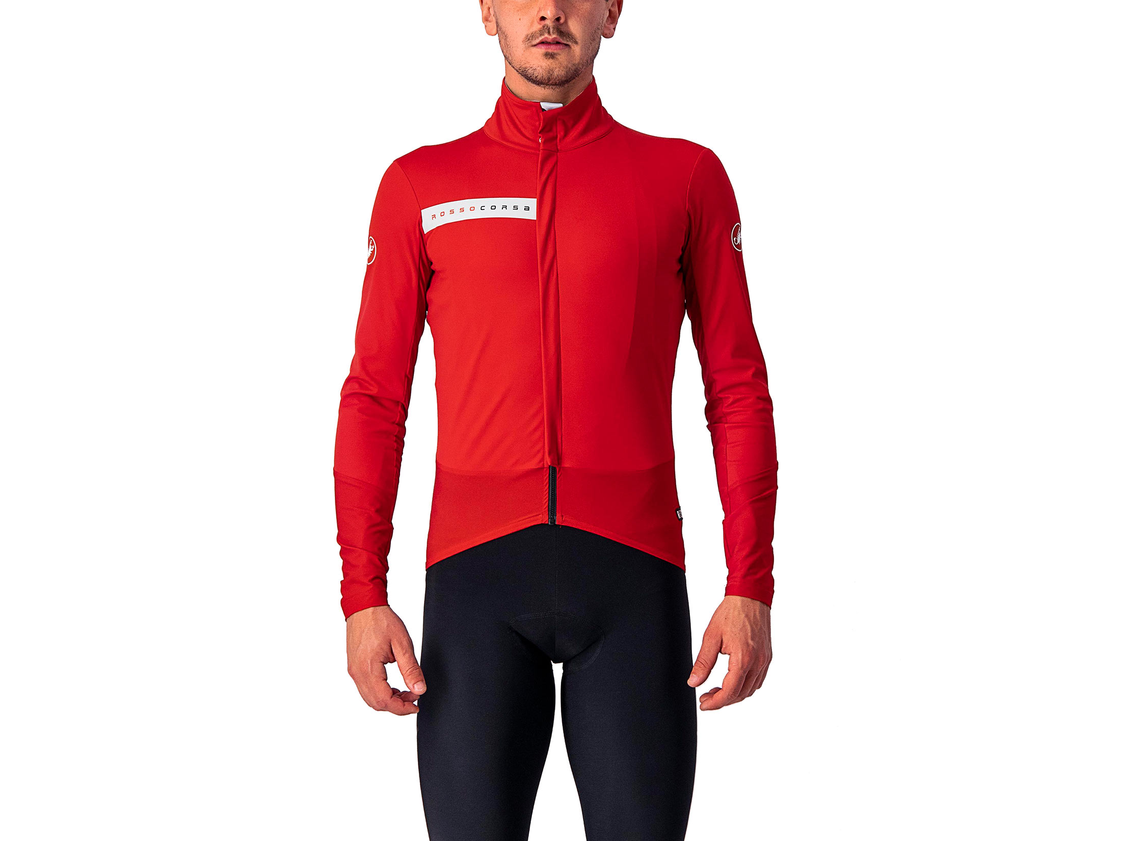 Castelli Beta RoS Jacket - Red / Silver Gray