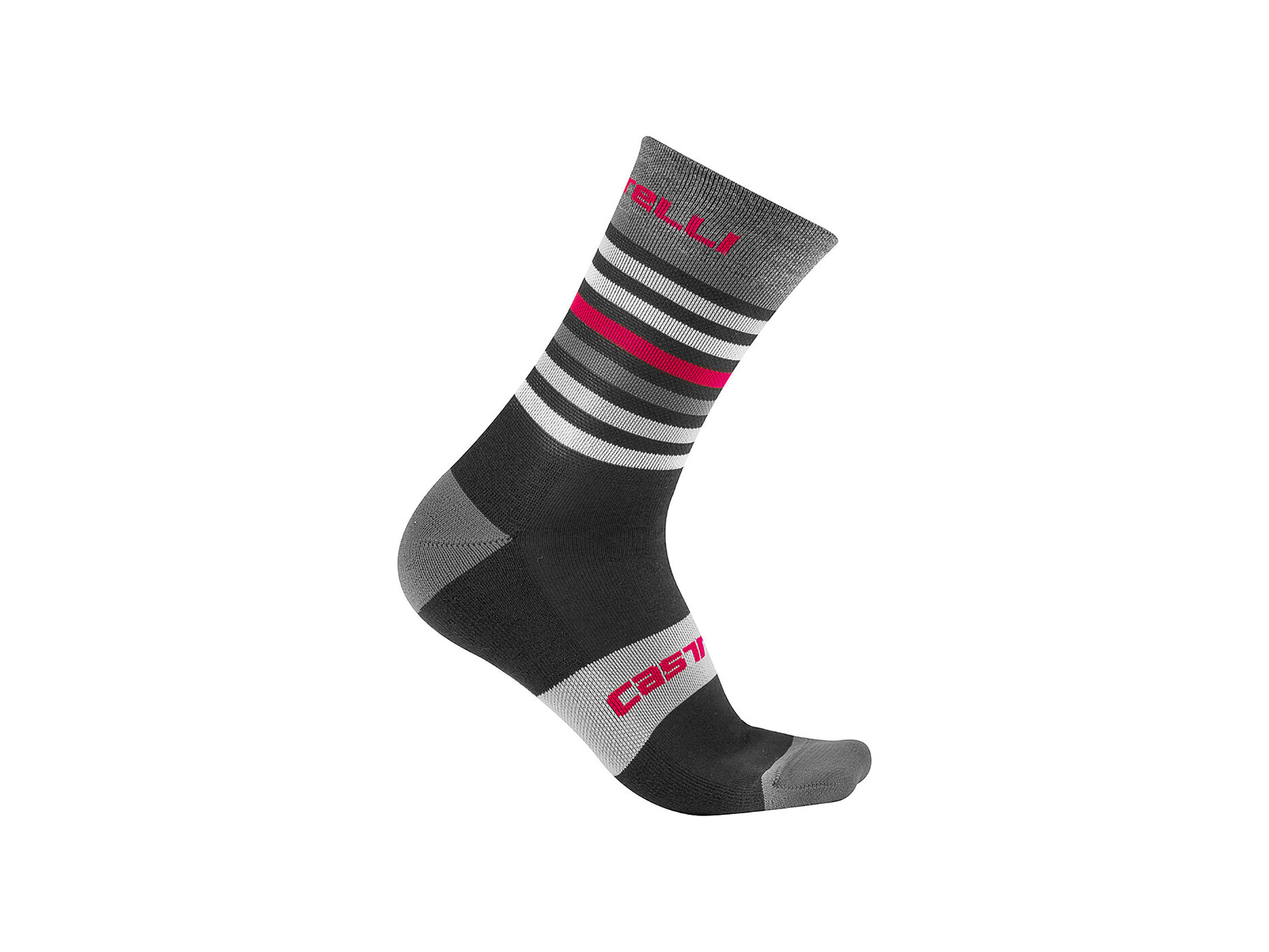 Κάλτσες Castelli Gregge 15 - Black / Red