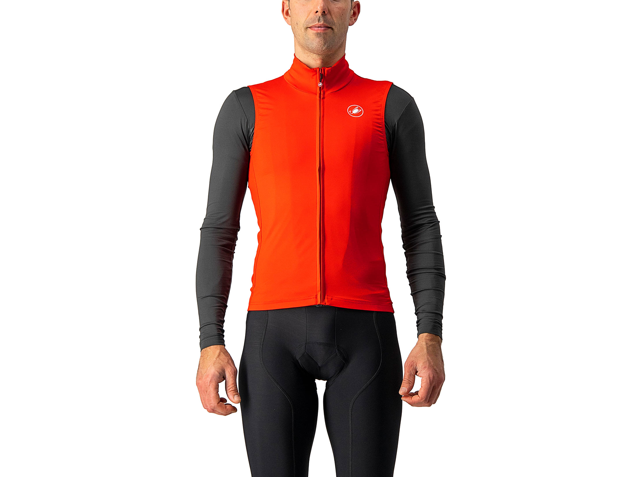 Castelli Pro Thermal Mid Vest - Red (M)