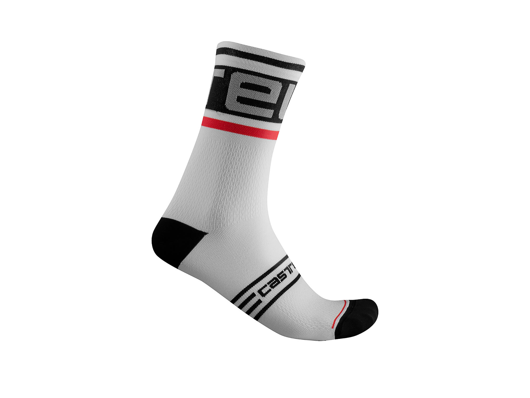 Castelli Prologo 15 Socks - Black / White