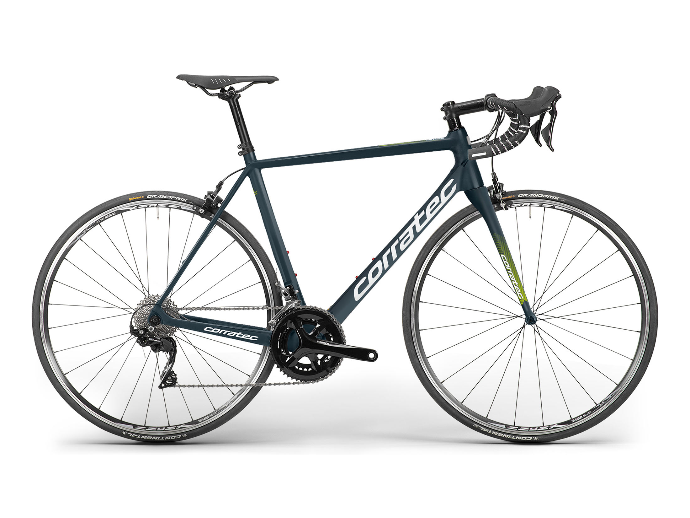 Corratec CCT Team 105 Bike - Gray Blue / Neon Green