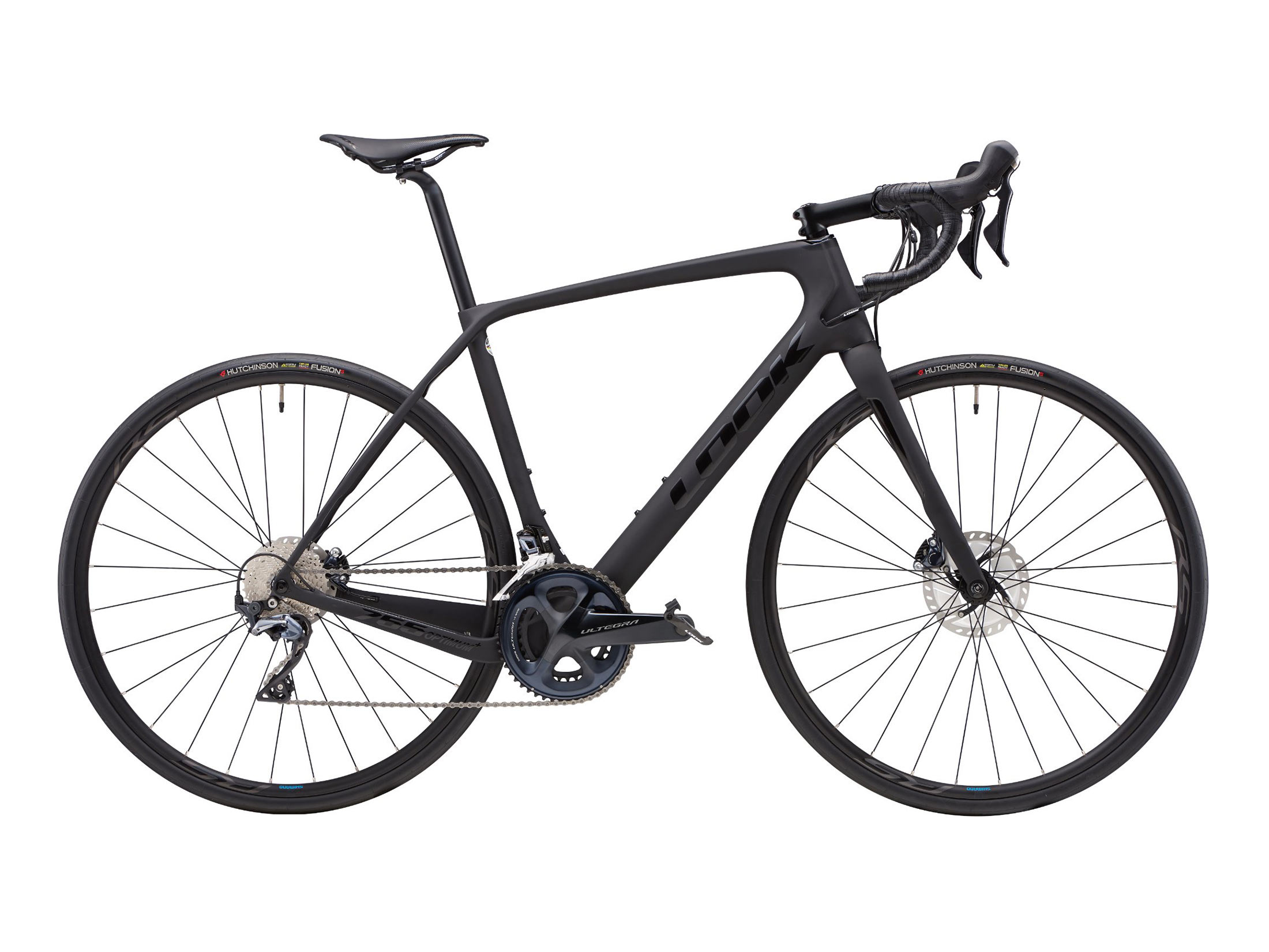 Look 765 Optimum Plus Bike - Full Black Mat Glossy