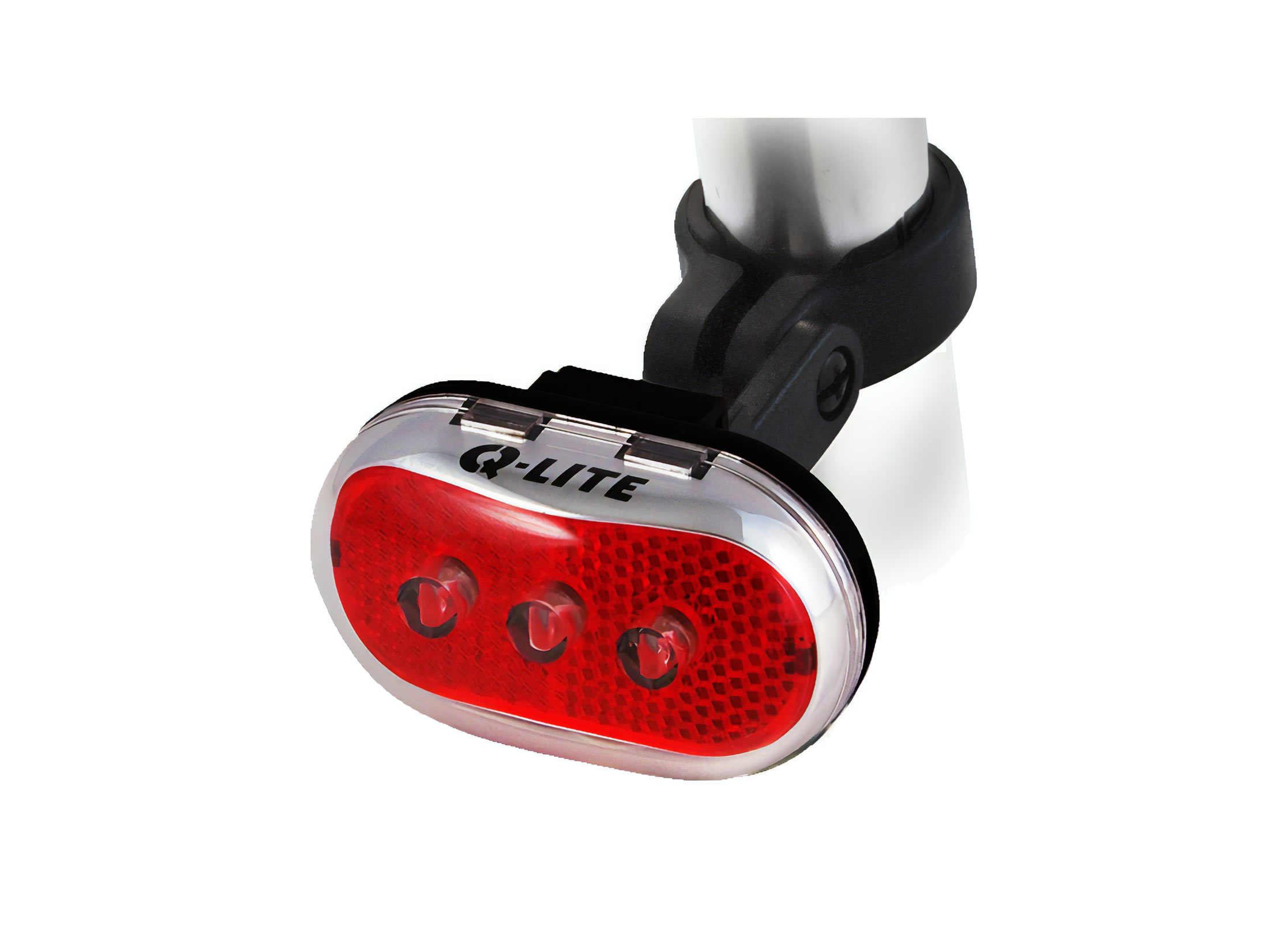 Q-Lite Show 3 Red LED Rear Bicycle Light