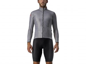 castelli-aria-shell-jacket-silver-gray-front