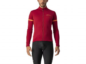 castelli-fondo-2-jersey-fz-pro-red-orange-reflex-front