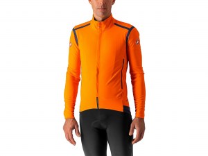 castelli-perfetto-ros-long-sleeve-jacket-brilliant-orange-dark-steel-blue-front