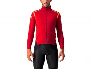 castelli-perfetto-ros-long-sleeve-jacket-pro-red-brilliant-orange-front