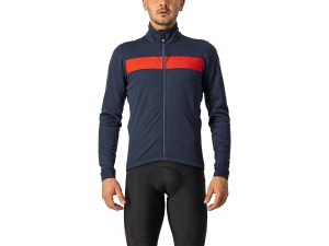 castelli-raddoppia-3-jacket-saville-blue-red-reflex-front