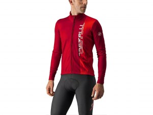 castelli-traguardo-jersey-fz-pro-red-red-front