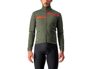 castelli-transition-2-jacket-military-green-red-reflex-front