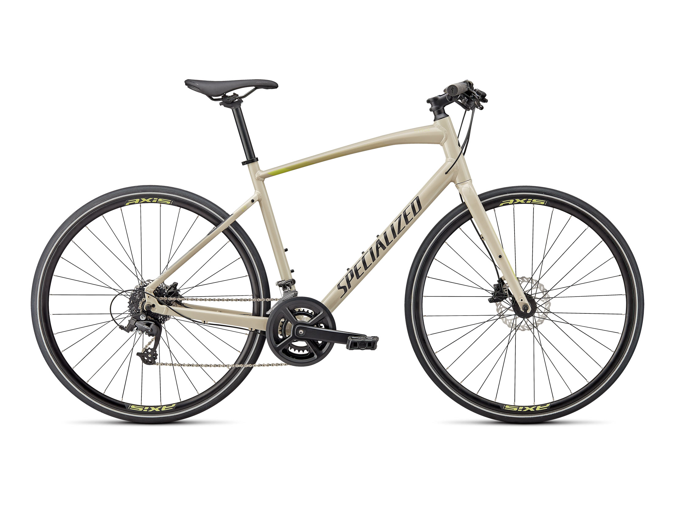 Specialized Sirrus 2.0 Bike - Gloss White Mountains / Limestone / Satin Black Reflective (S)
