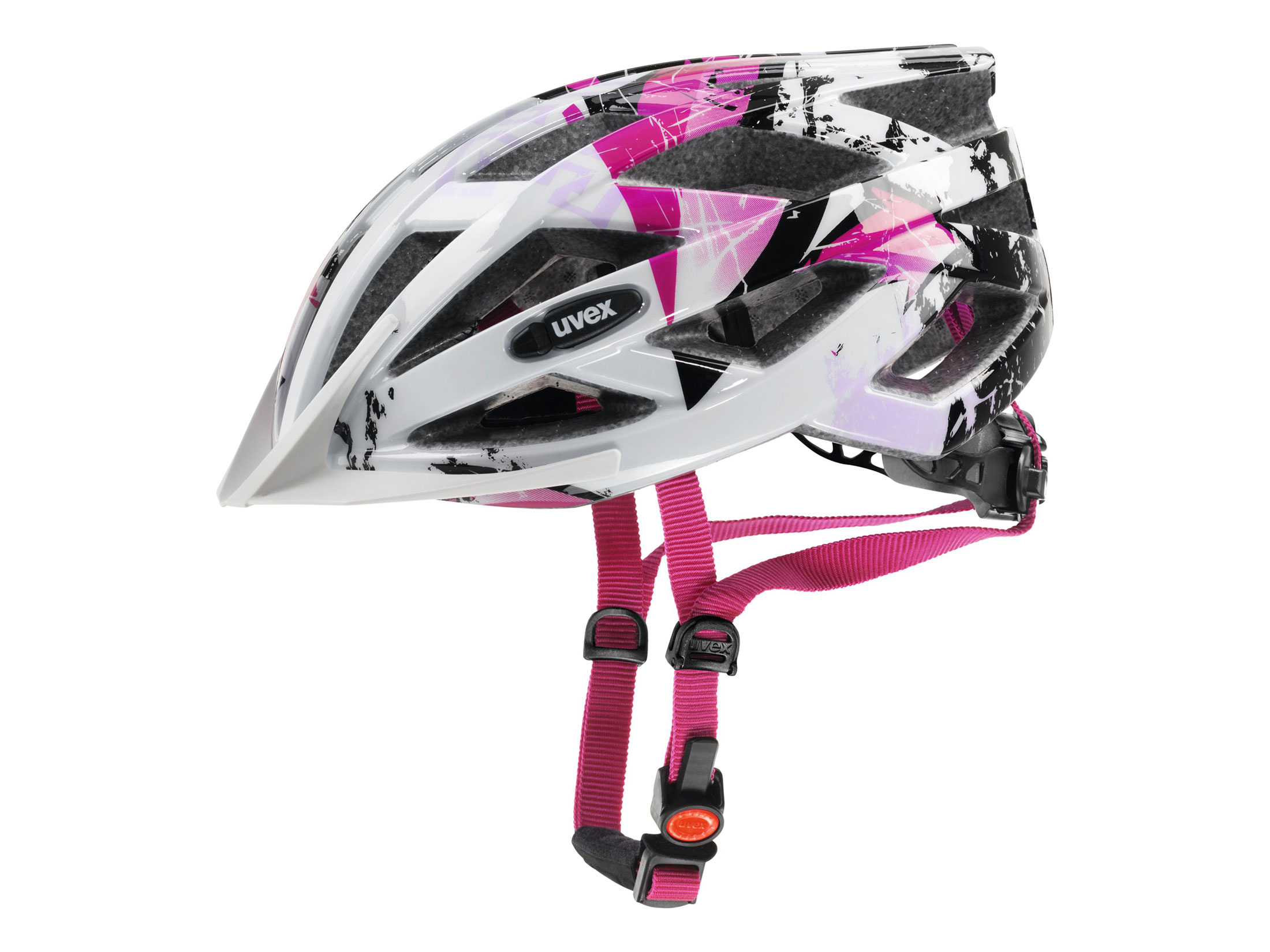 Uvex Air Wing Helmet - White / Pink / Grey