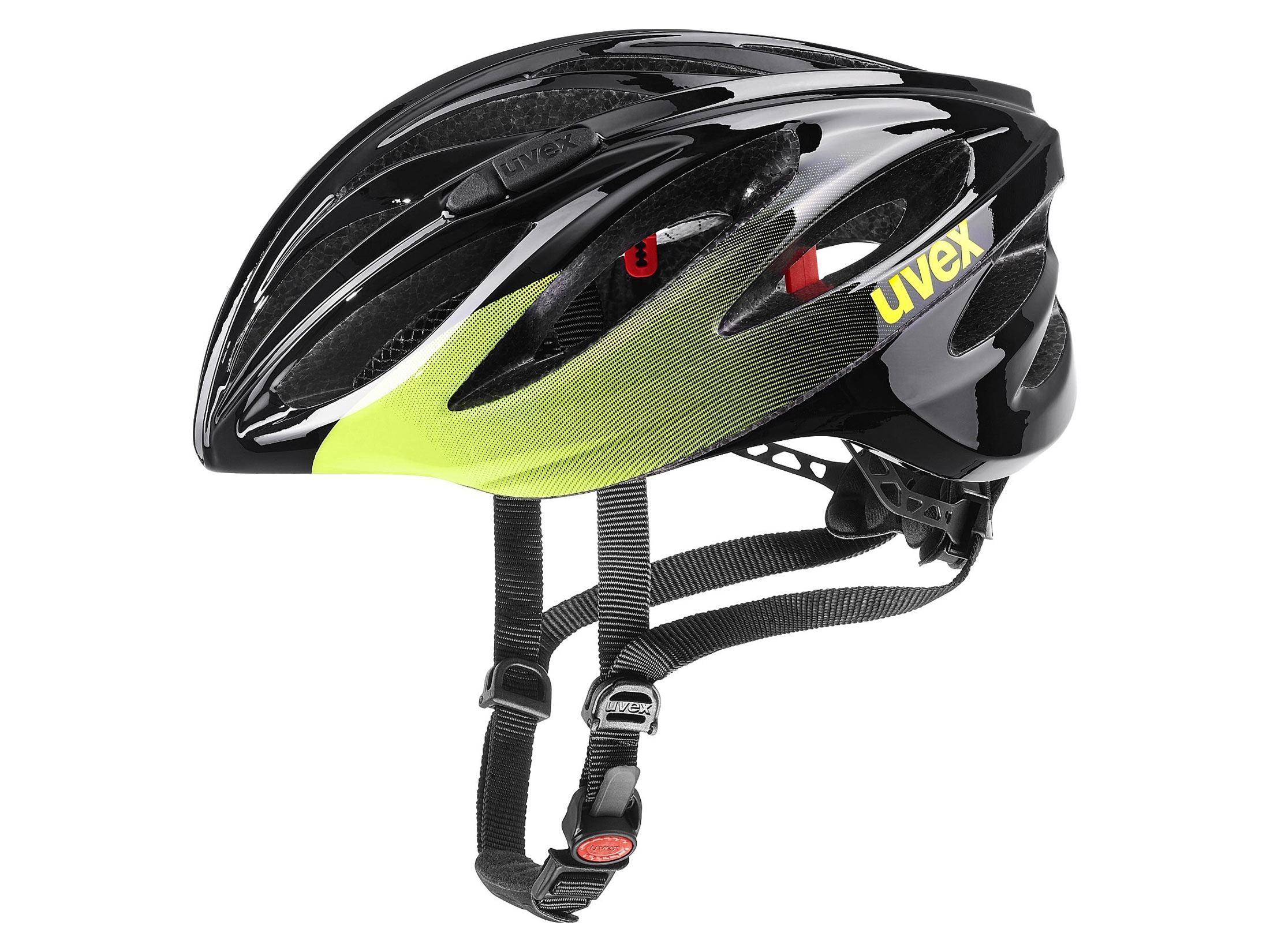 Uvex Boss Race Helmet - Black / Lime