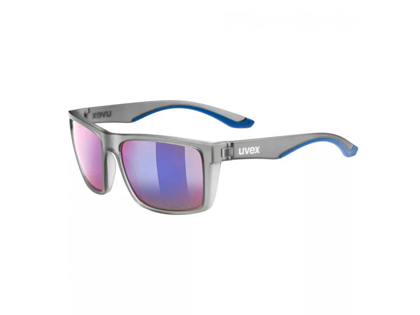 Uvex Lgl 50 CV Glasses - Smoke Mat / Colorvision Mirror Plasma
