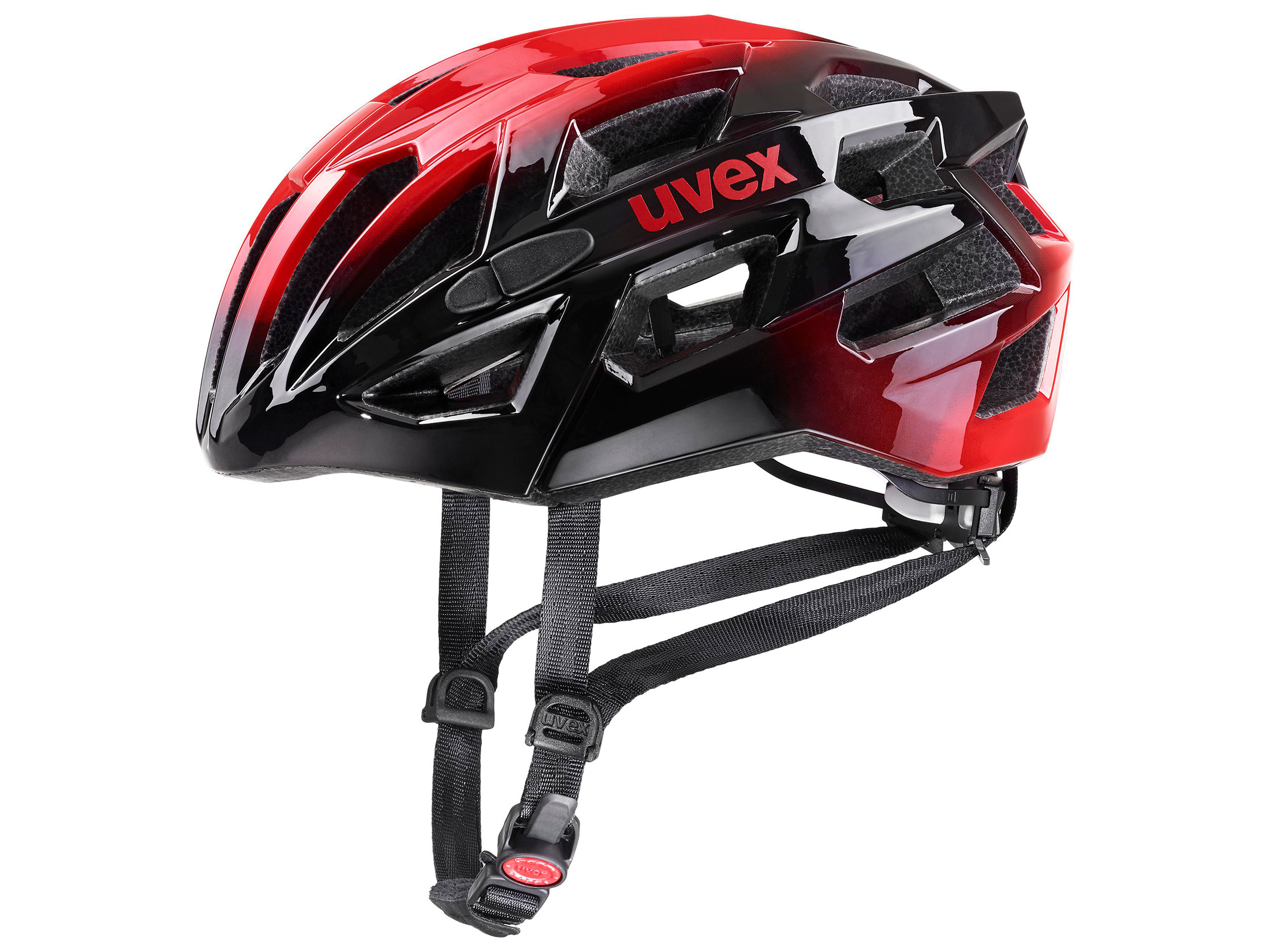 Uvex Race 7 Helmet - Black / Red