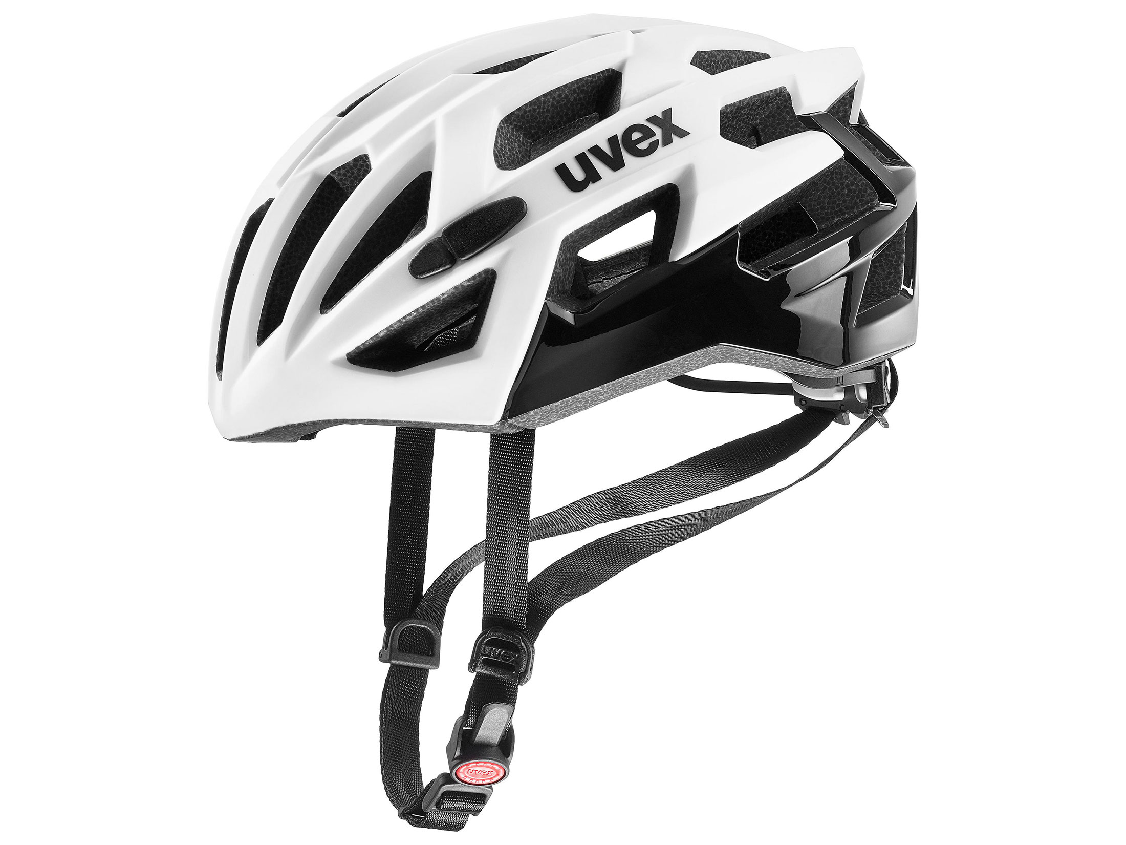 Uvex Race 7 Helmet - White / Black Mat